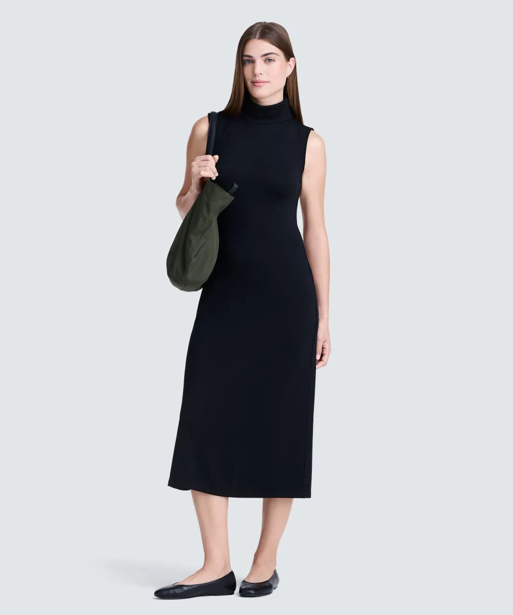 Women's Merino Turtleneck Dress 10