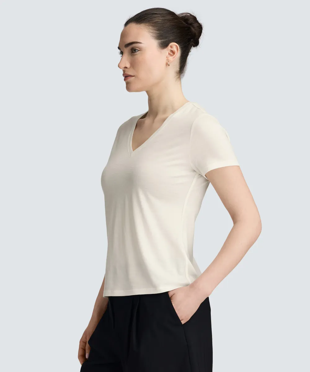 Women's Merino V-Neck T-Shirt 104