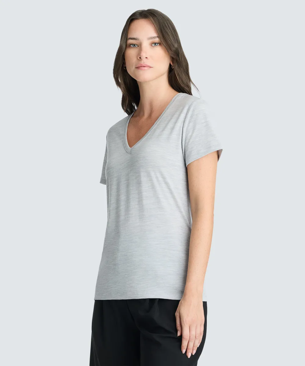Women's Merino V-Neck T-Shirt 15