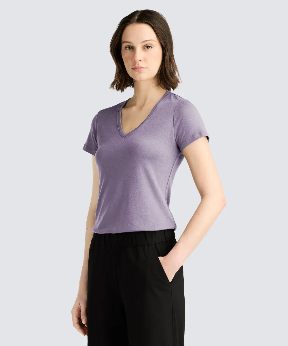 Women's Merino V-Neck T-Shirt 18