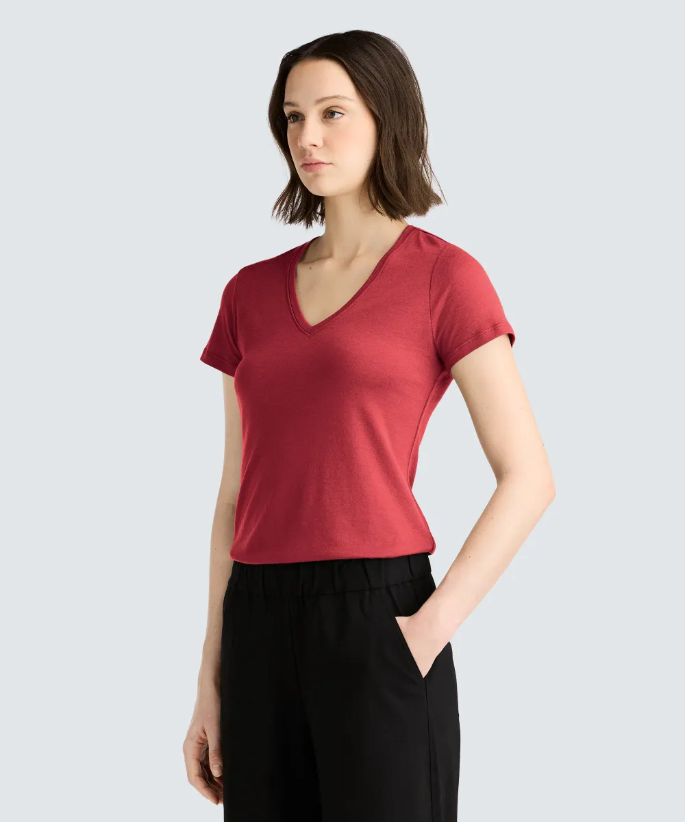 Women's Merino V-Neck T-Shirt 48