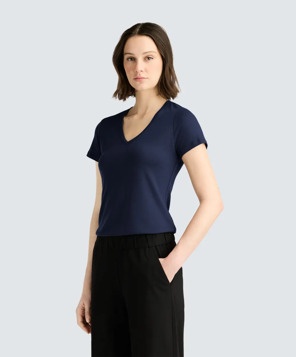 Women's Merino V-Neck T-Shirt 7