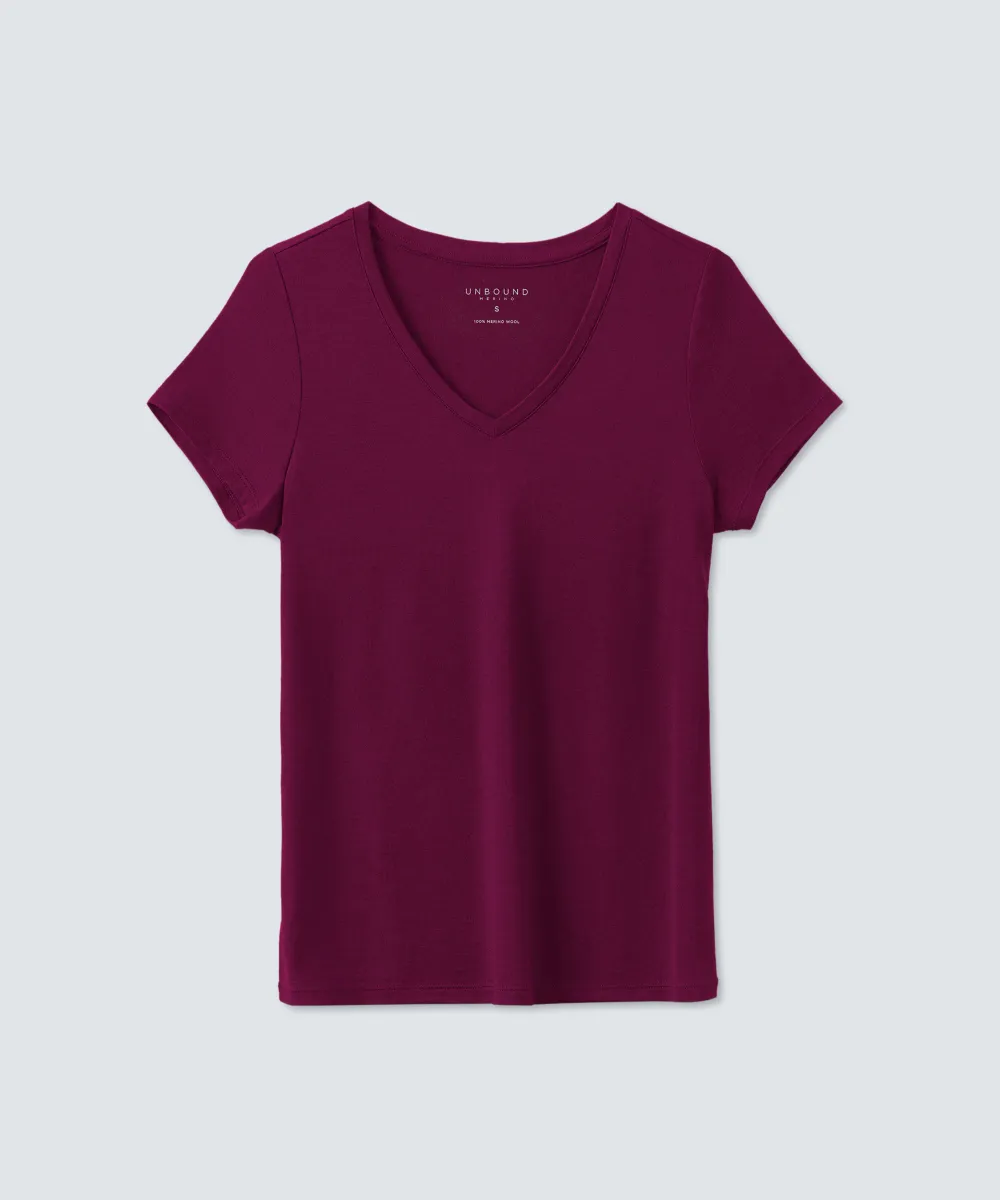 Women's Merino V-Neck T-Shirt 69