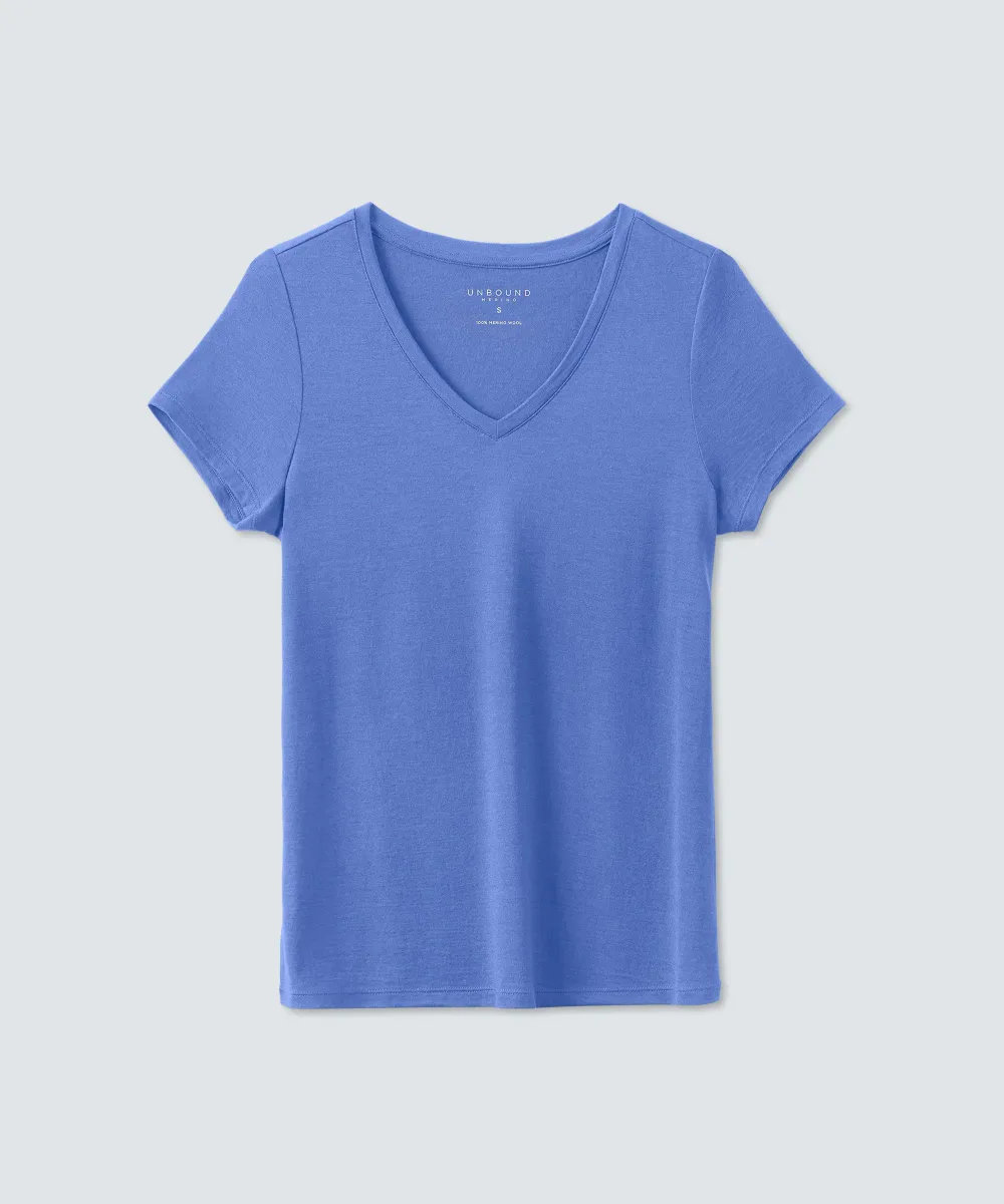 Women's Merino V-Neck T-Shirt 74