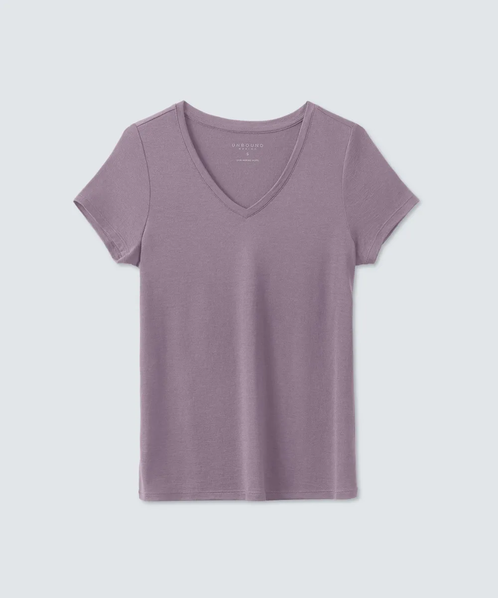 Women's Merino V-Neck T-Shirt 89