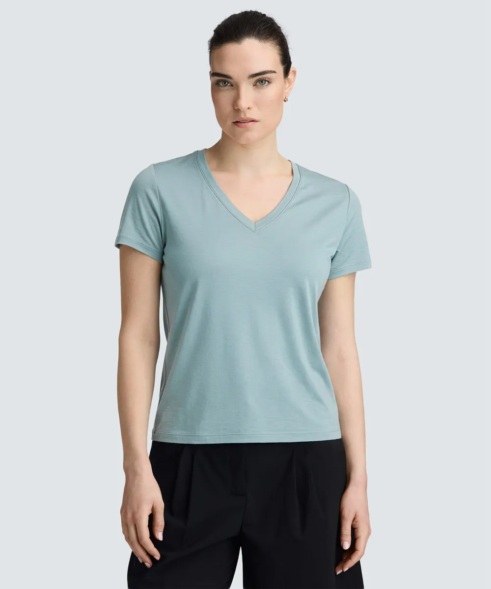 Women's Merino V-Neck T-Shirt 95