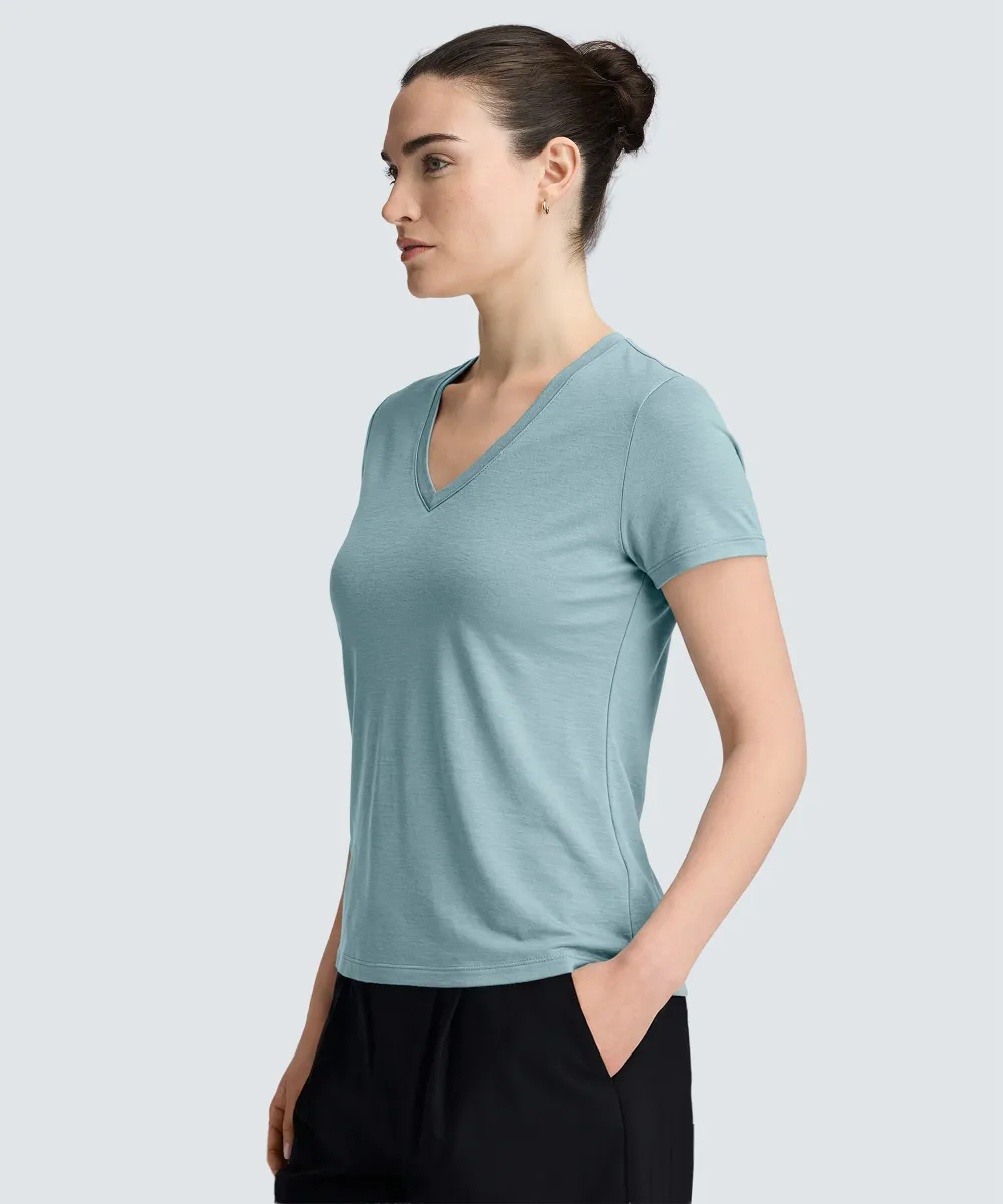 Women's Merino V-Neck T-Shirt 98