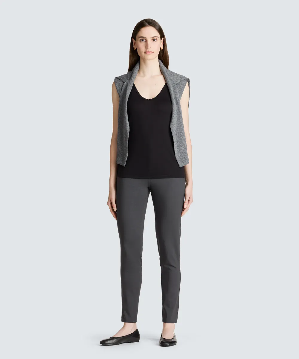 Women's Relaxed Merino V-Neck Tank 2