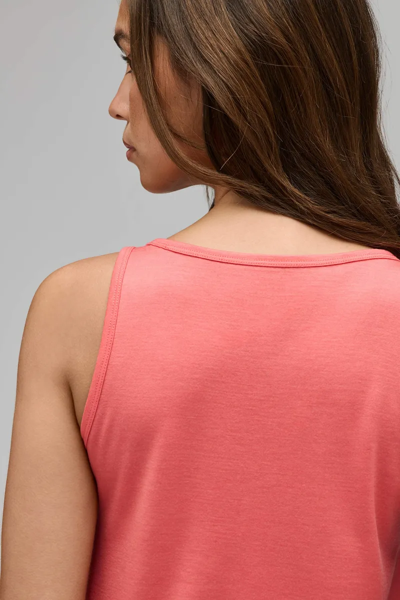 Women's Relaxed Merino V-Neck Tank 15