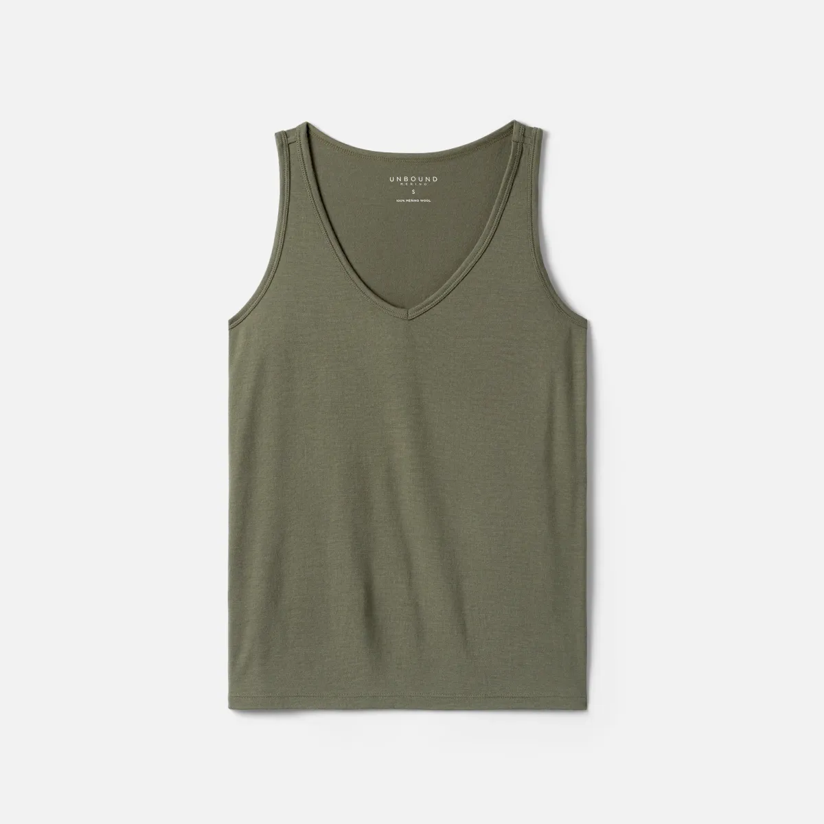 Women's Relaxed Merino V-Neck Tank 22