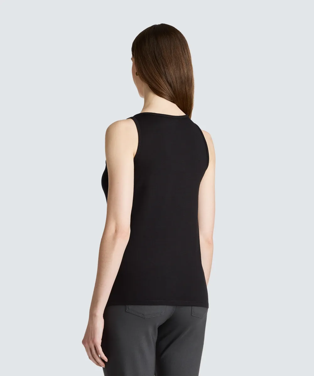 Women's Relaxed Merino V-Neck Tank 4