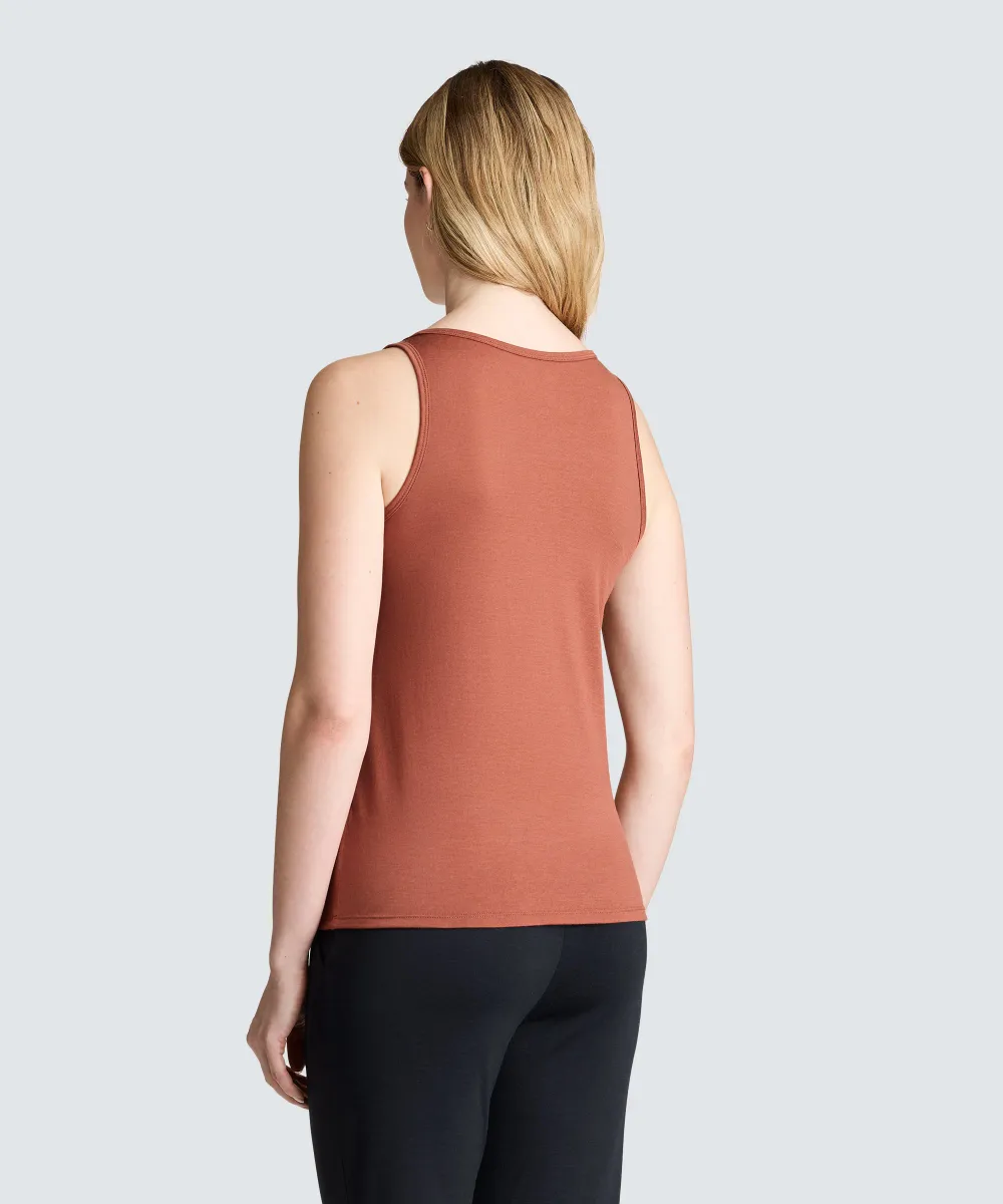 Women's Relaxed Merino V-Neck Tank 32