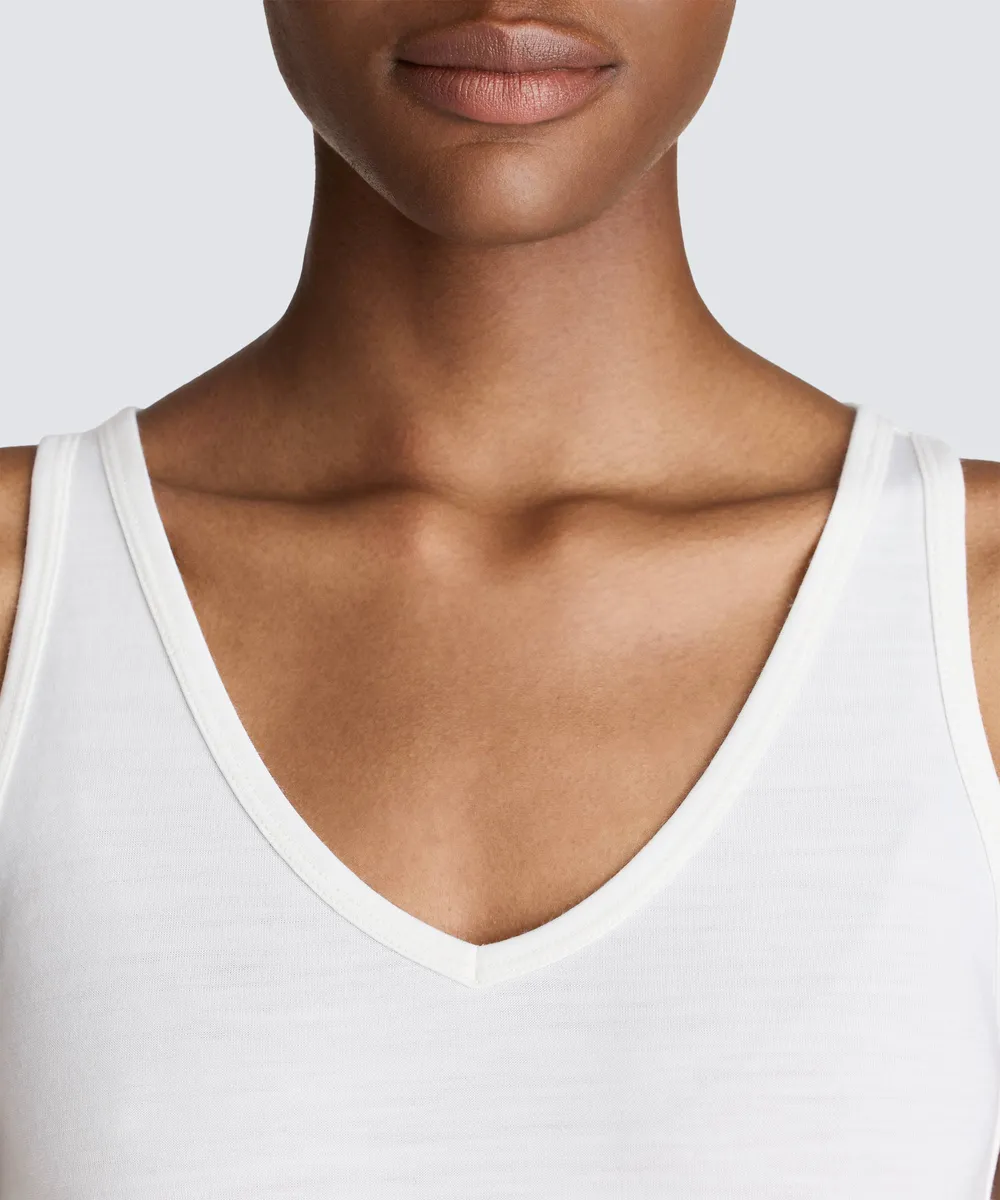 Women's Relaxed Merino V-Neck Tank 8