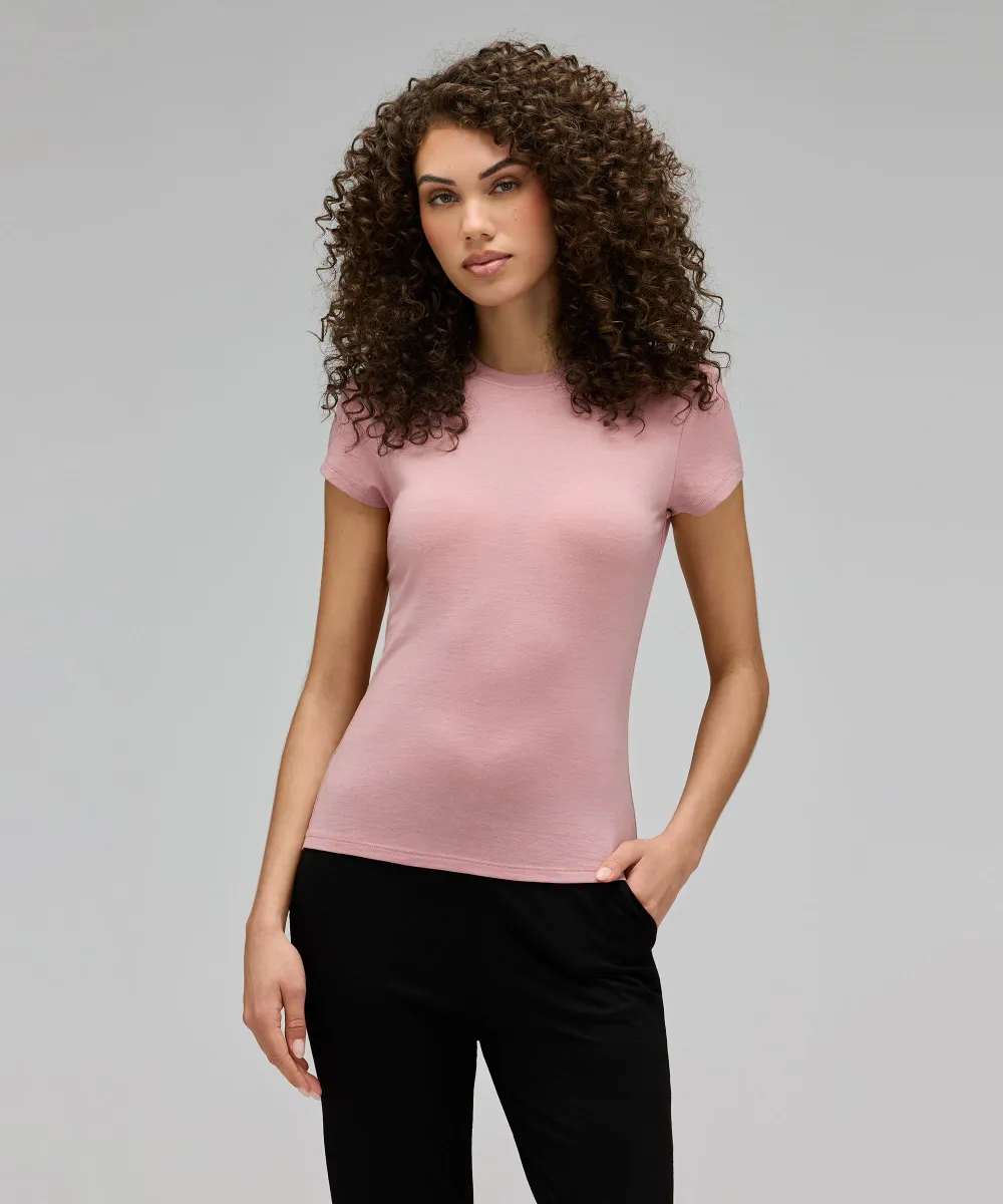 Women's Slim Merino Crew Neck T-Shirt 14