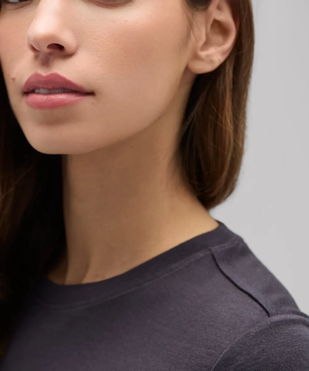 Women's Slim Merino Crew Neck T-Shirt 25