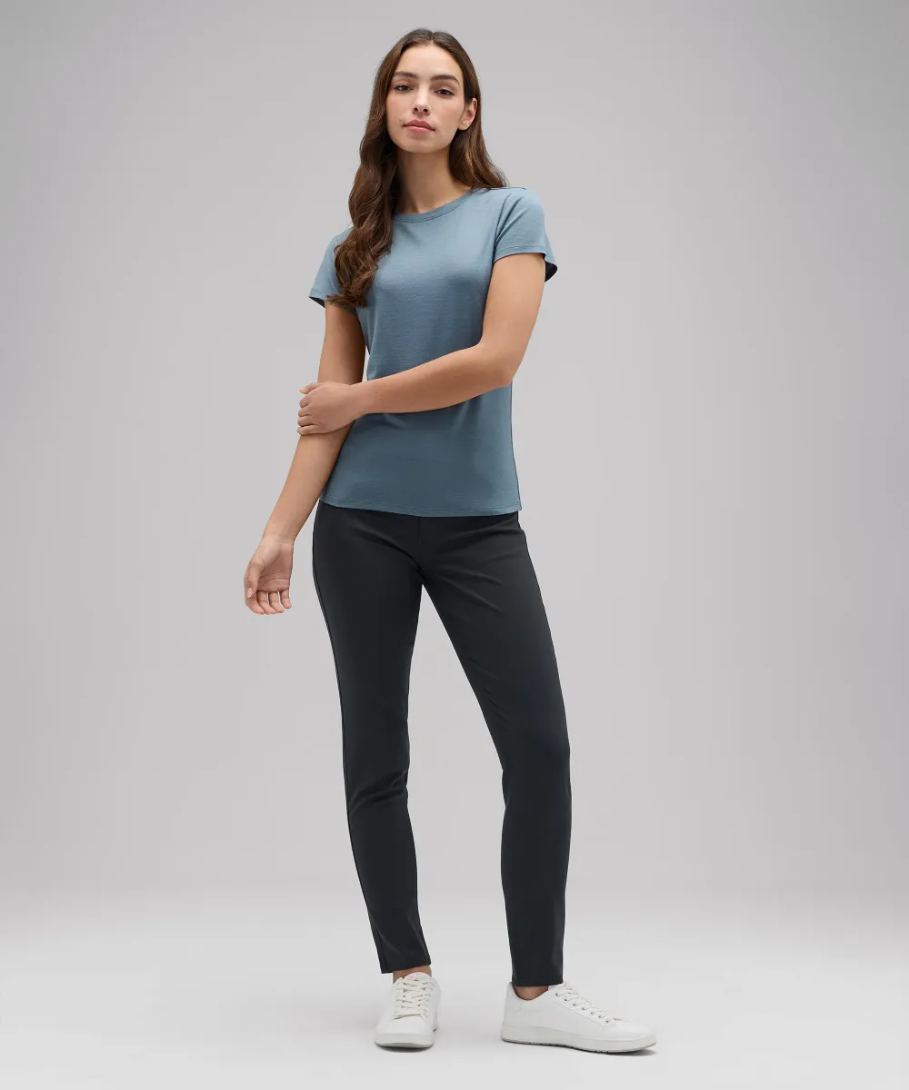 Women's Slim Merino Crew Neck T-Shirt 29