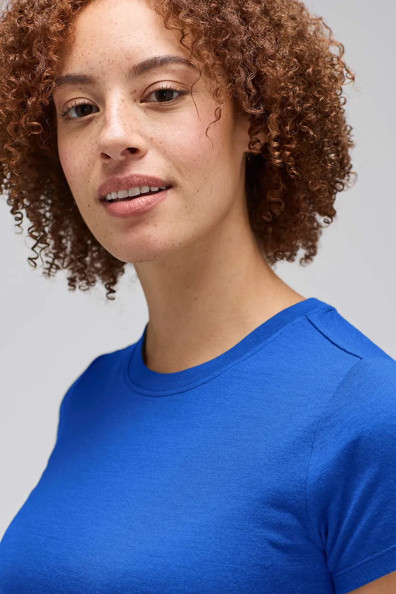 Women's Slim Merino Crew Neck T-Shirt 35