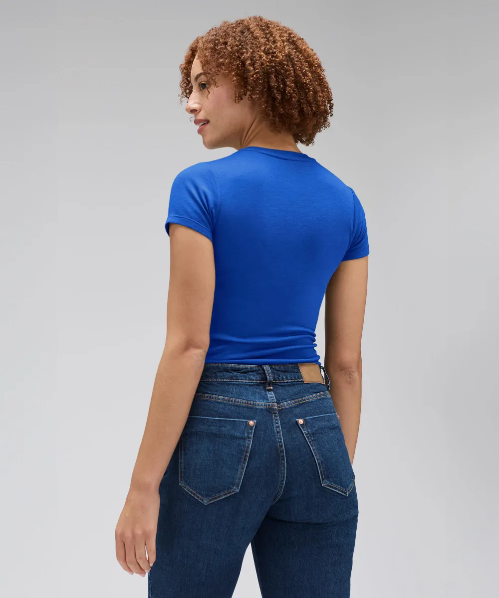 Women's Slim Merino Crew Neck T-Shirt 36