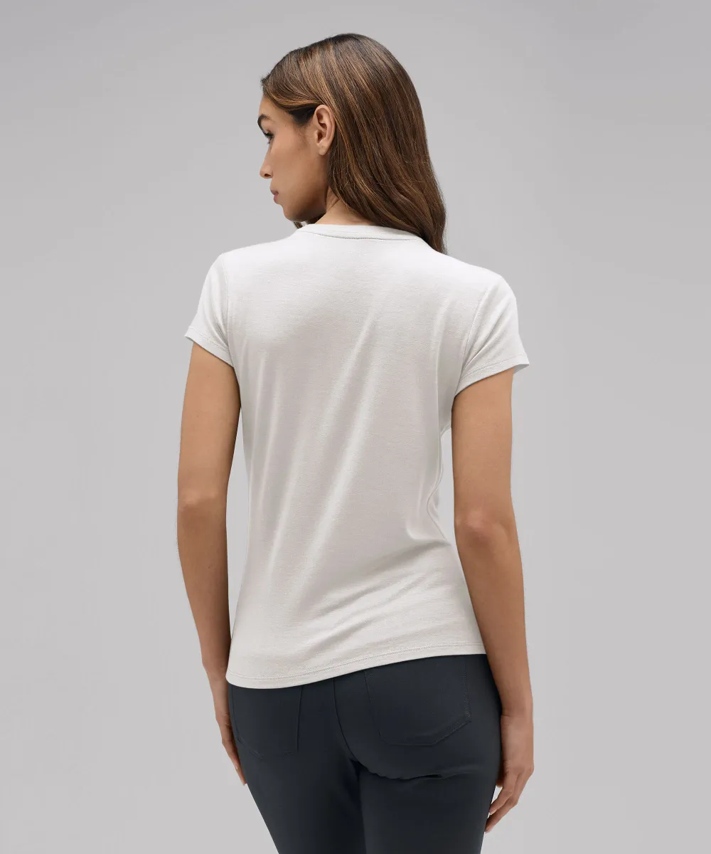Women's Slim Merino Crew Neck T-Shirt 41