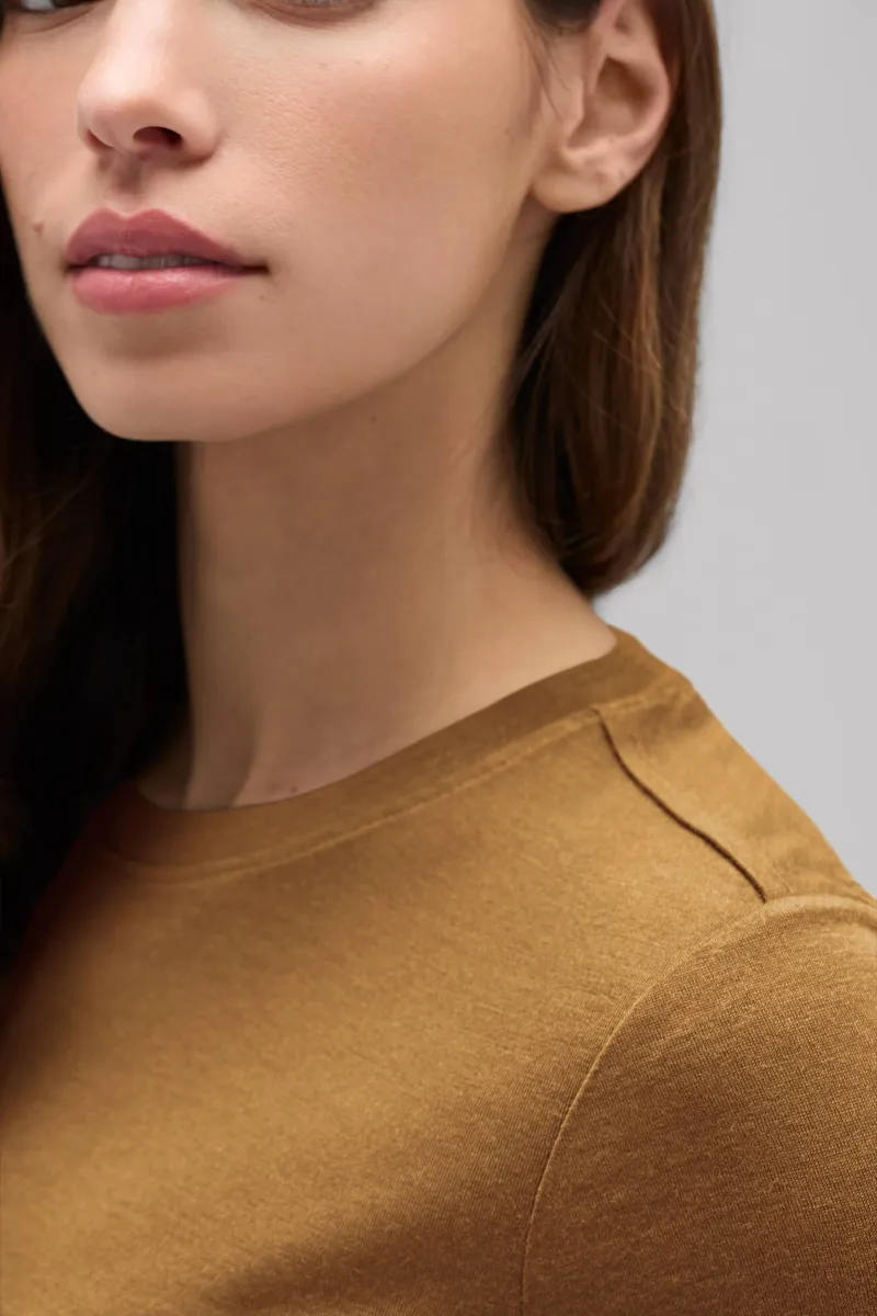 Women's Slim Merino Crew Neck T-Shirt 49