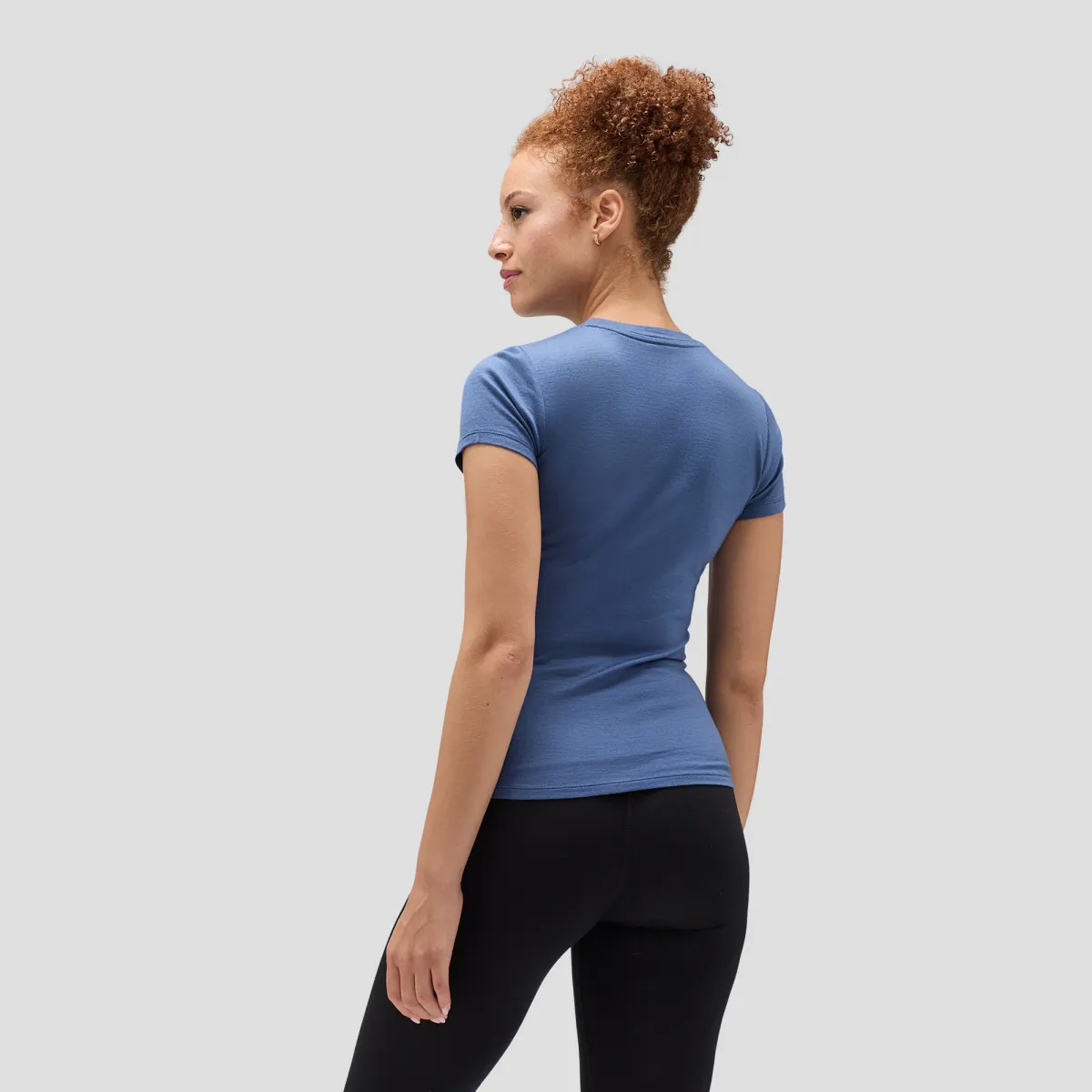 Women's Slim Merino Crew Neck T-Shirt 9