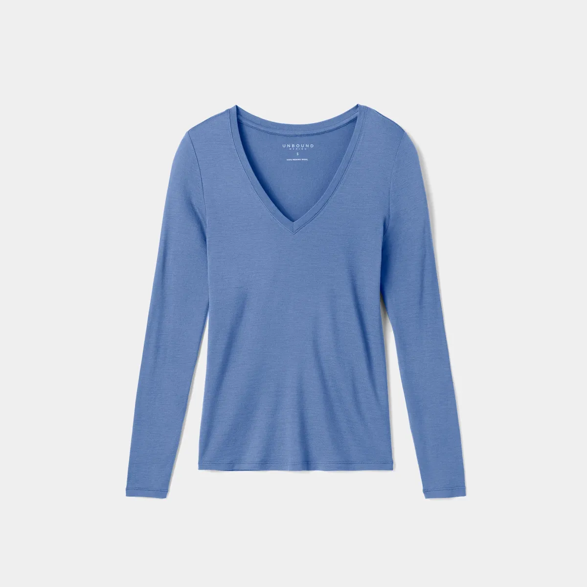 Women's Slim Merino Long Sleeve V-Neck 28