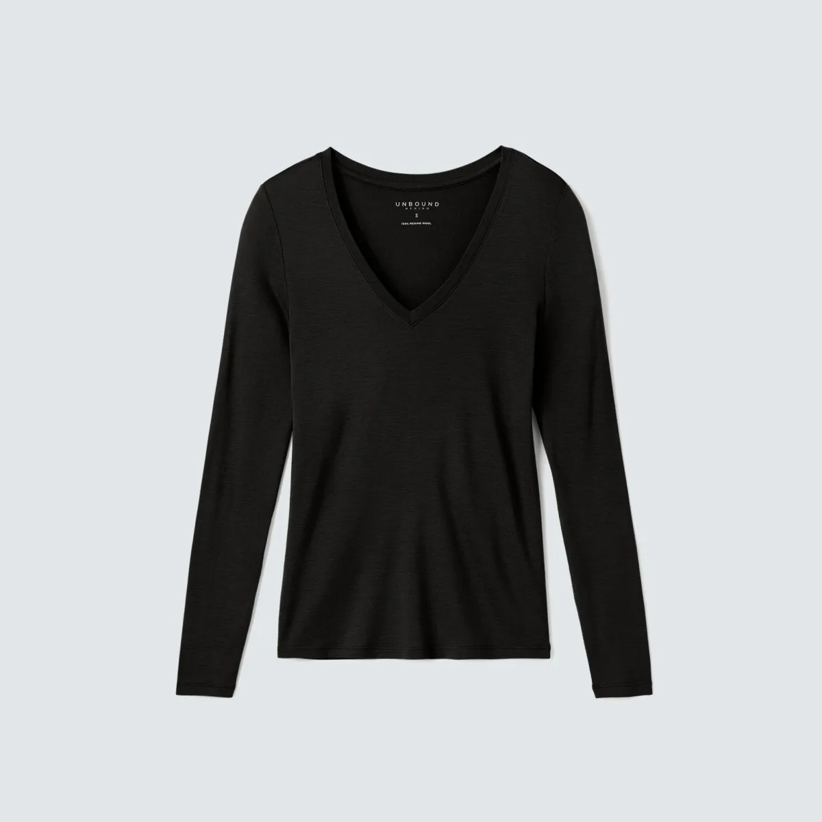 Women's Slim Merino Long Sleeve V-Neck 5