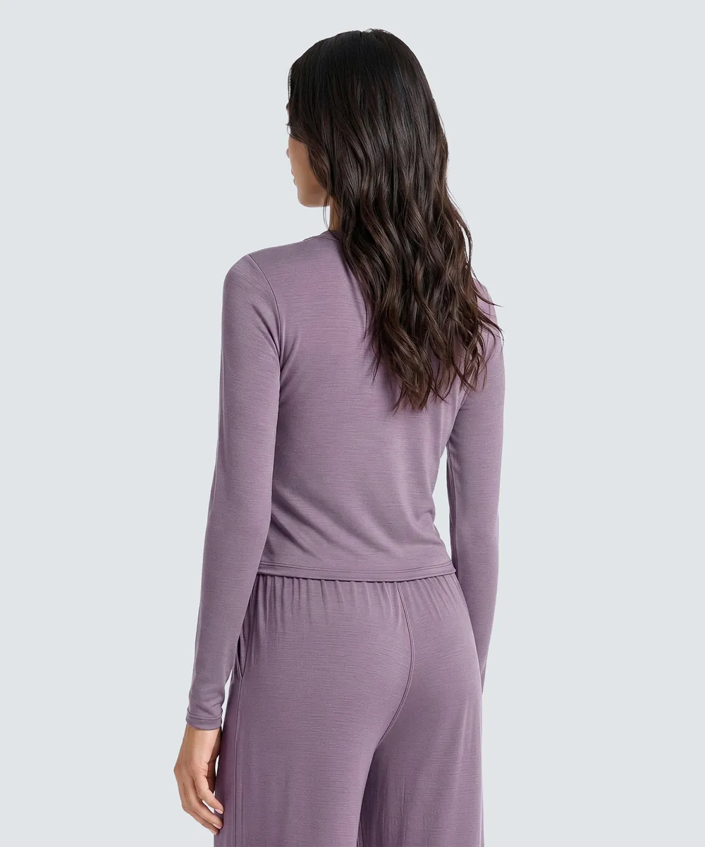 Women's Ultrafine Merino Sleep Longsleeve 2