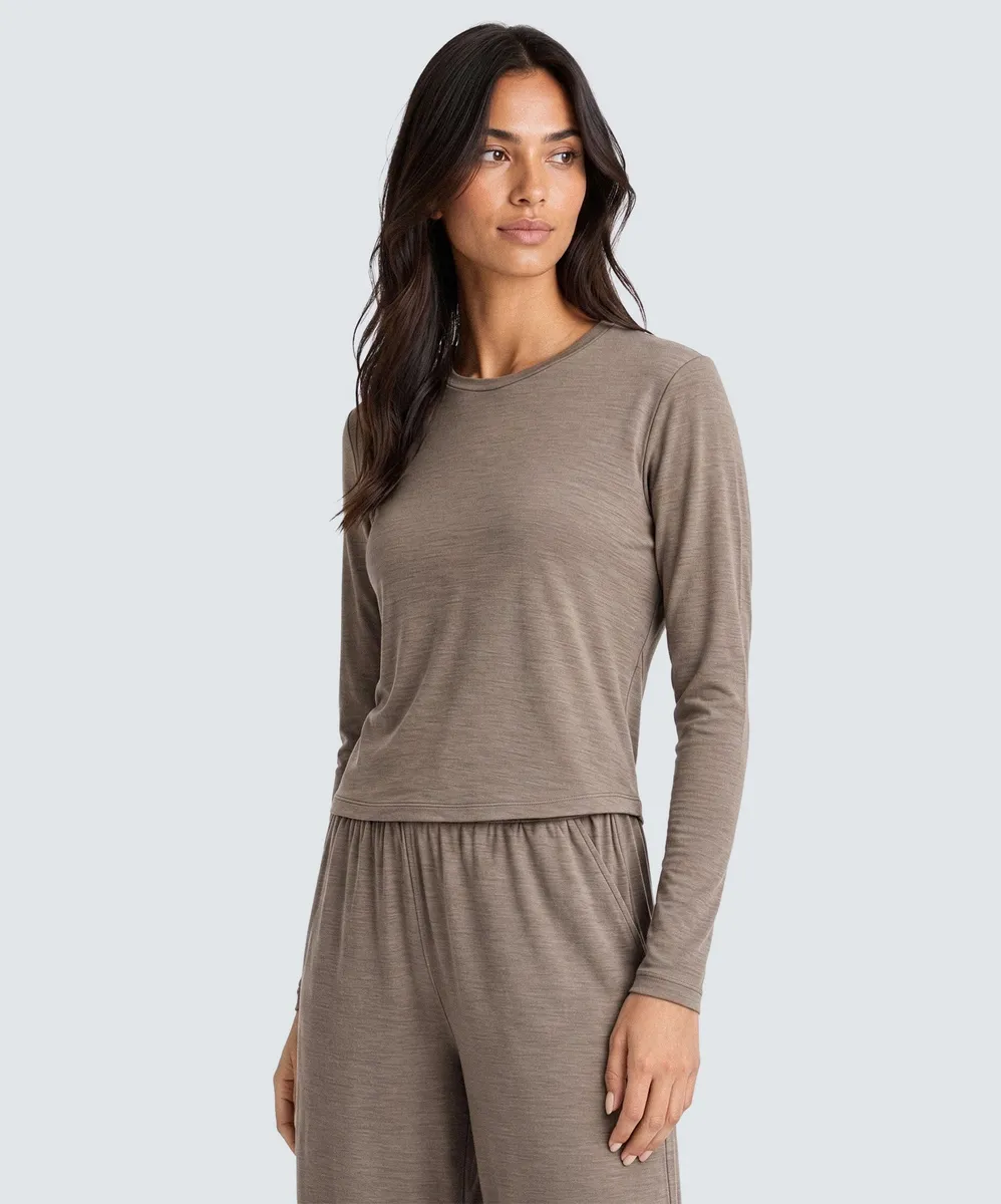 Women's Ultrafine Merino Sleep Longsleeve 15