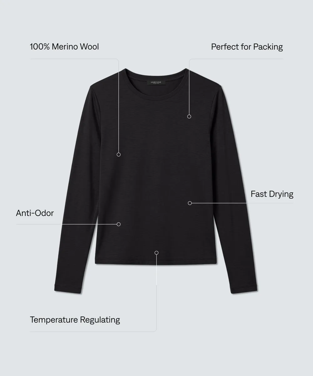 Women's Ultrafine Merino Sleep Longsleeve 19