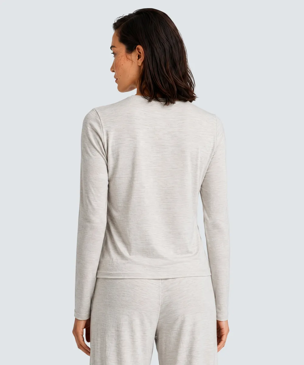 Women's Ultrafine Merino Sleep Longsleeve 6