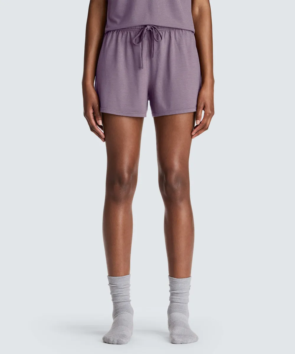 Women's Ultrafine Merino Sleep Shorts 16