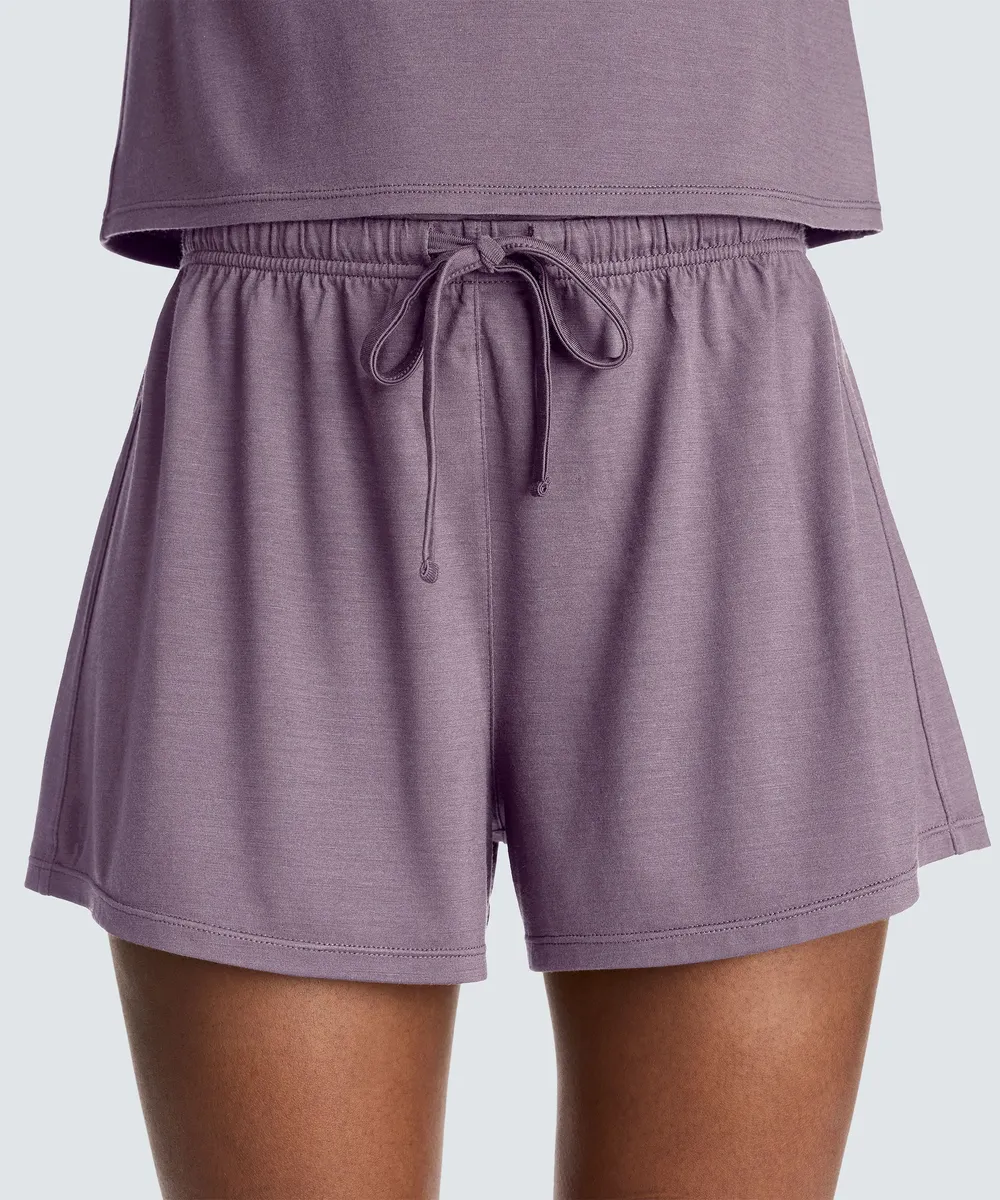 Women's Ultrafine Merino Sleep Shorts 19