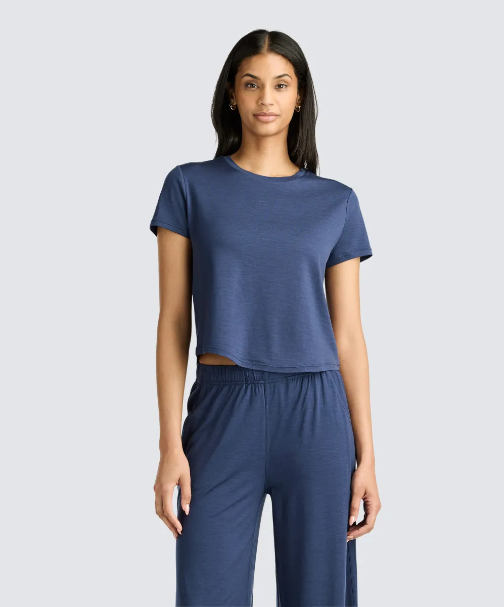 Women's Ultrafine Merino Sleep Top 12
