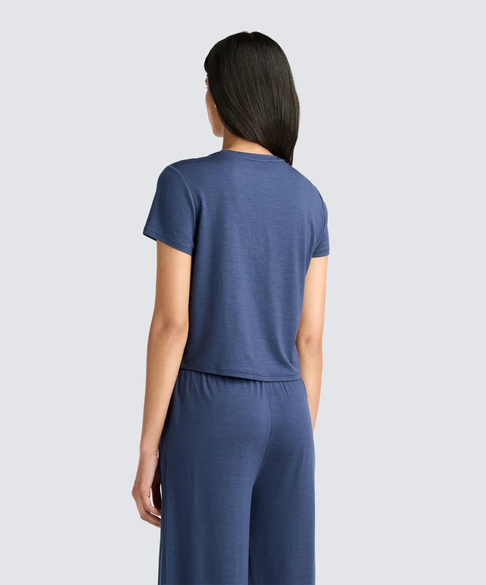 Women's Ultrafine Merino Sleep Top 15