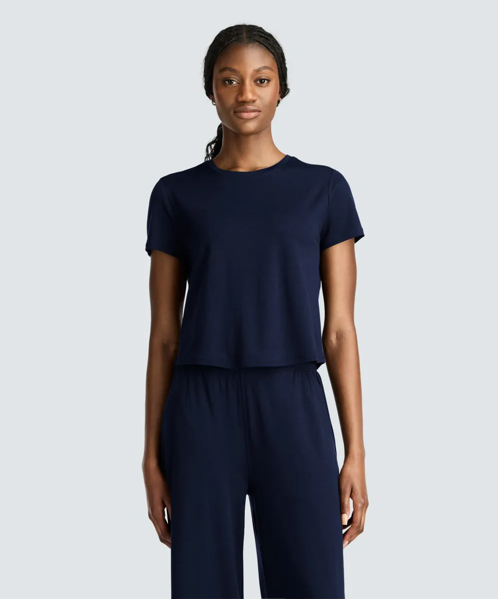 Women's Ultrafine Merino Sleep Top 17