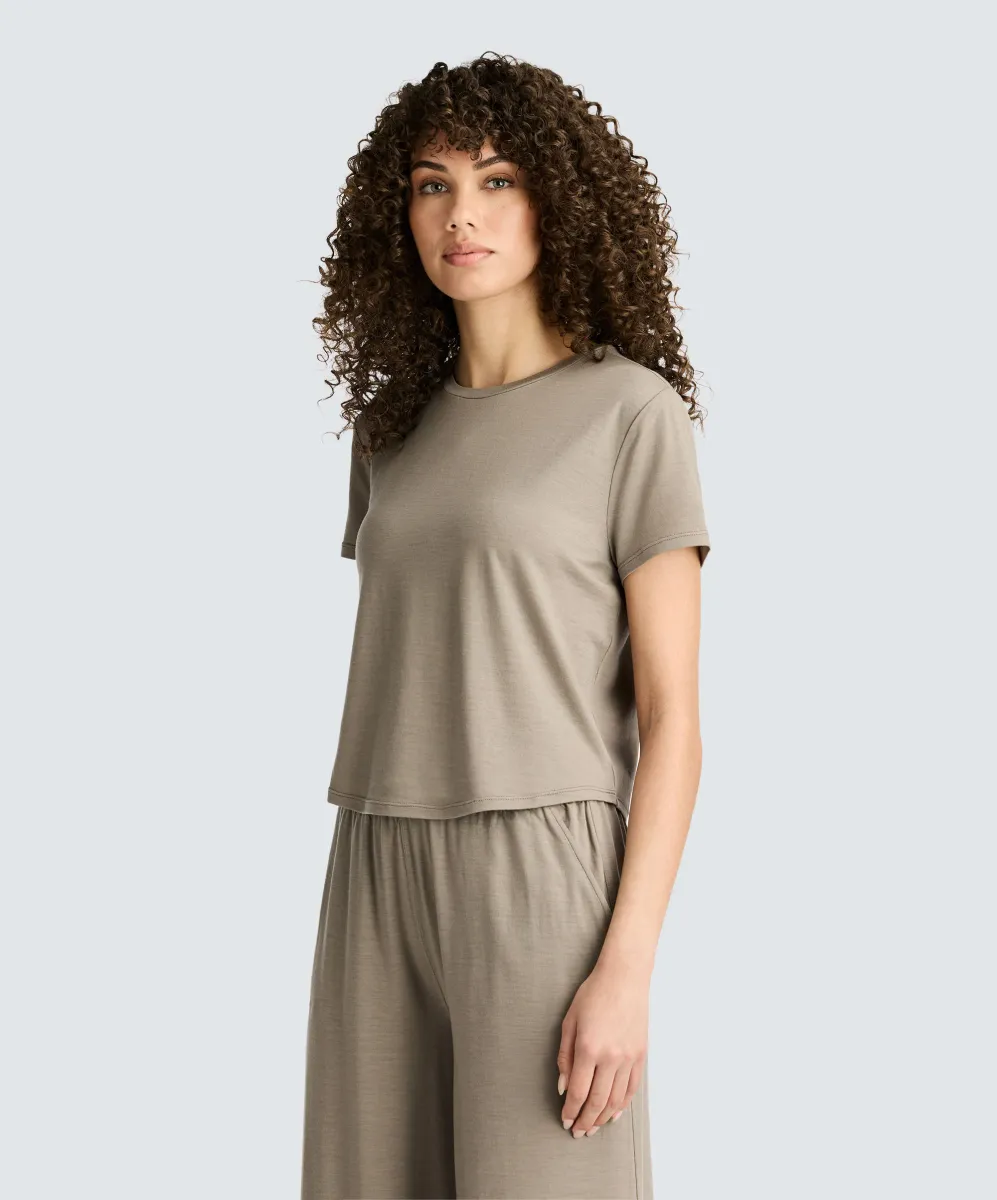 Women's Ultrafine Merino Sleep Top 6