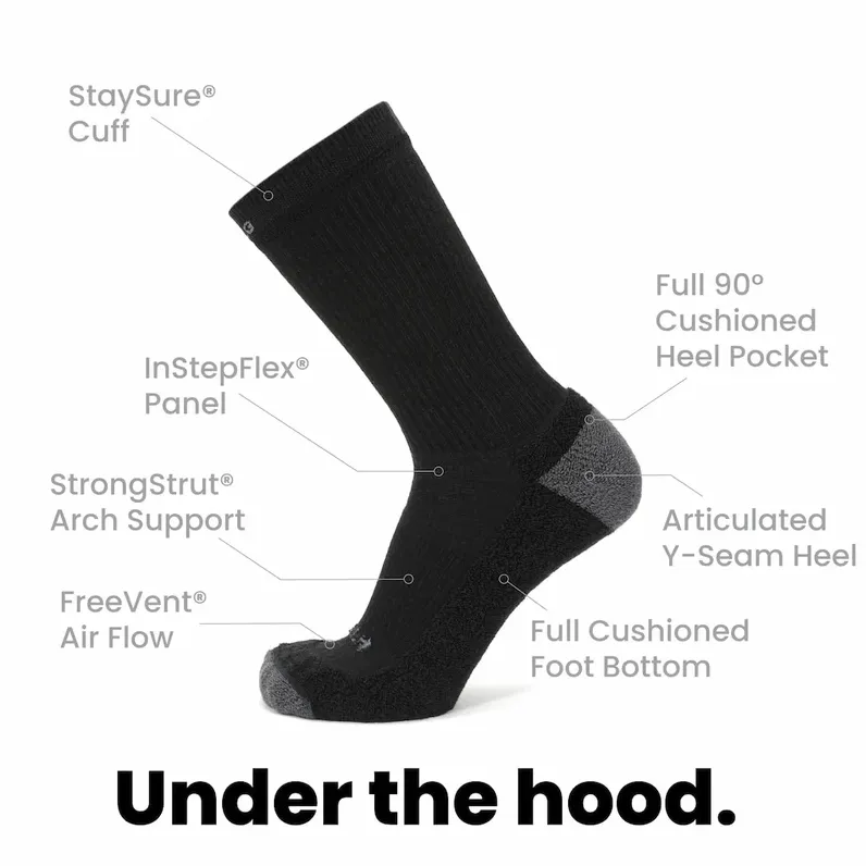 Grip6 Hike Crew Midweight Merino Wool Sock 6