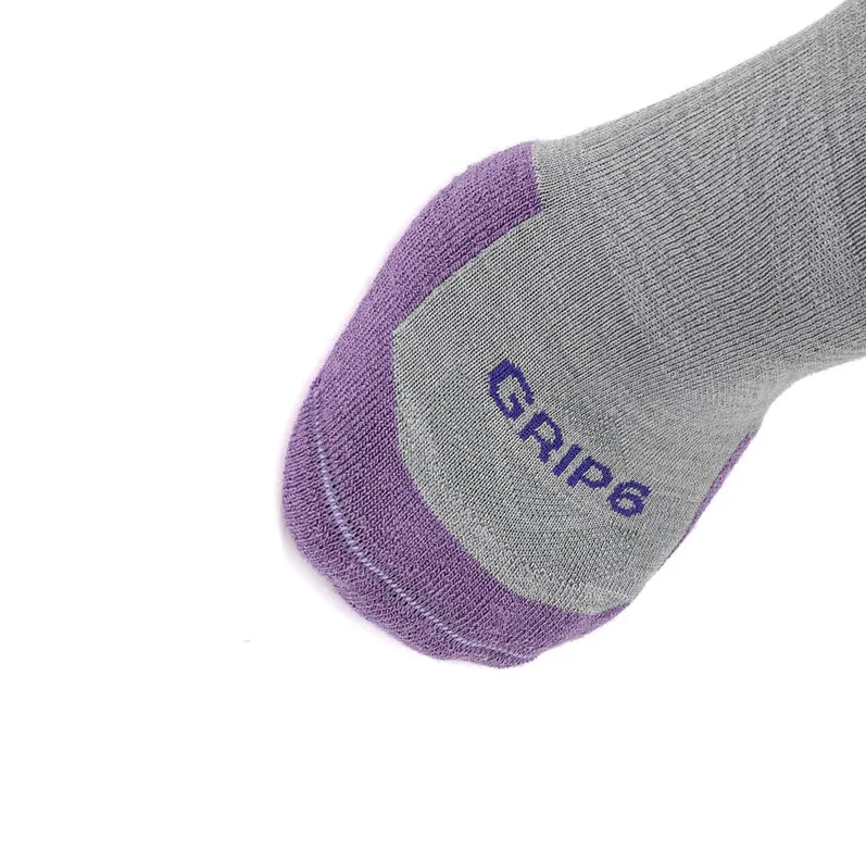 Grip6 Wool No Show Runweight Socks - Made In USA 5