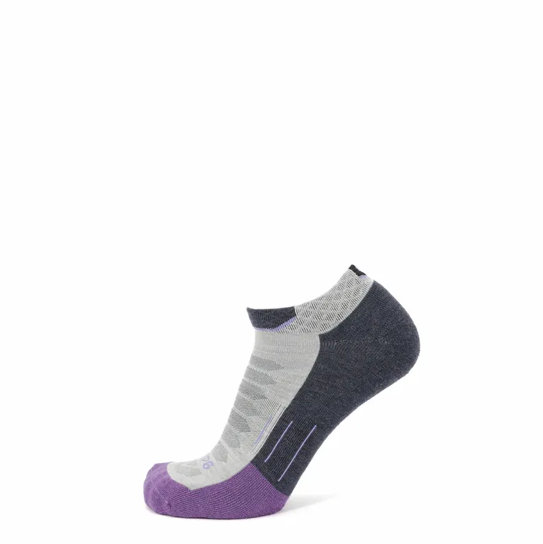 Grip6 Wool Run Ankle Socks - Made In USA 2