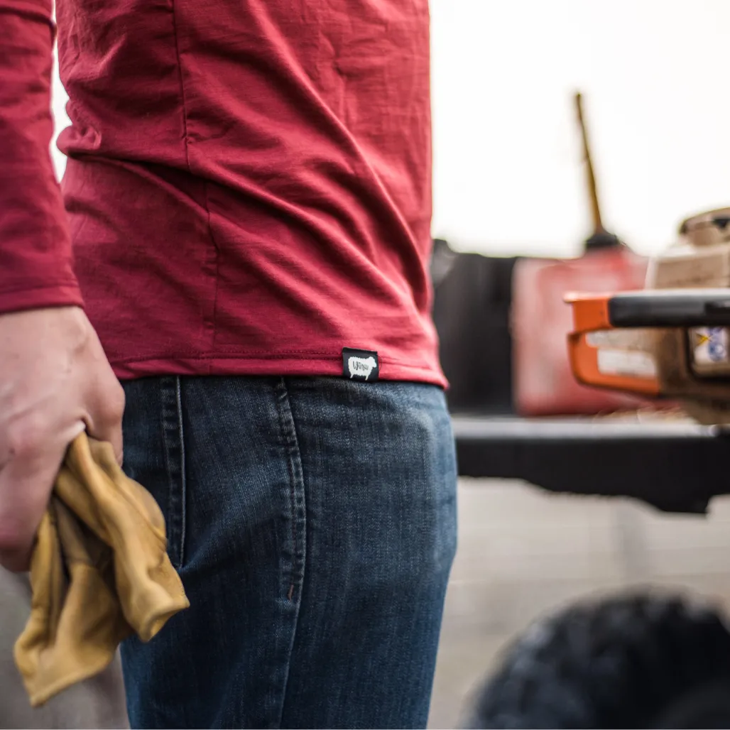 Men's 100% Merino Wool Long Sleeve 4
