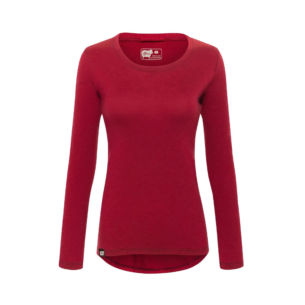 Women's 100% Merino Wool Long Sleeve Shirt 3